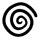 White Spiral KGM Logo