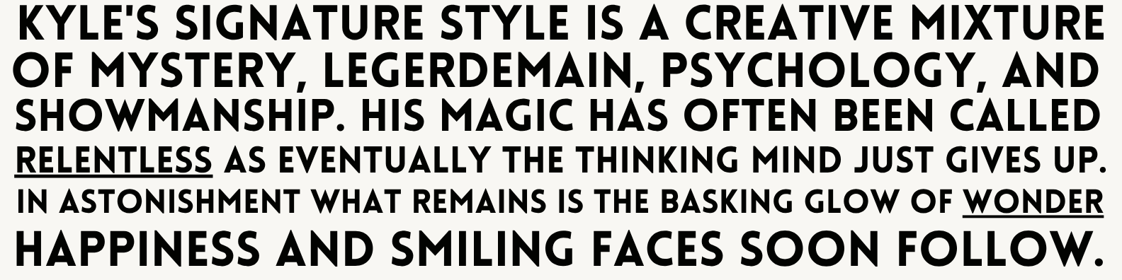 Mystery, Magic, and Astonishment - Kyle Gray Mentalist